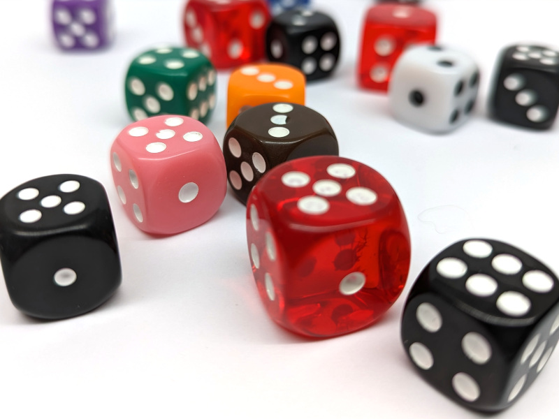 Zeszijdige dobbelstenen